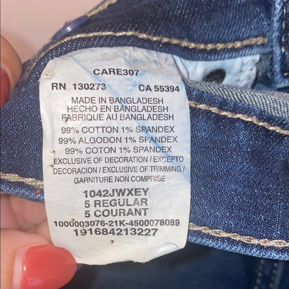 Wrangler Kids' Dark Blue Jeans - Picture 6 of 6